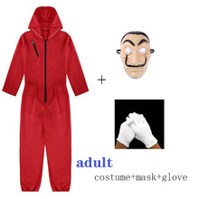 Load image into Gallery viewer, Salvador Dali La Casa De Papel Costume &amp; Face Mask Cosplay The House of Paper Role Playing Party Adult Cosplay Money Heist S-XXL