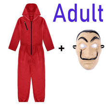 Load image into Gallery viewer, Salvador Dali La Casa De Papel Costume &amp; Face Mask Cosplay The House of Paper Role Playing Party Adult Cosplay Money Heist S-XXL